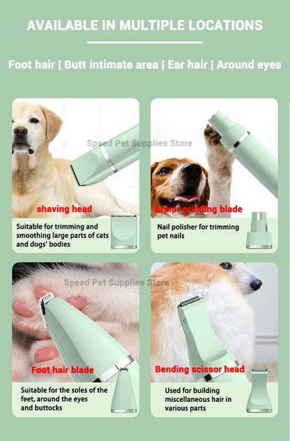 4-In-1 Pet Grooming And Care
