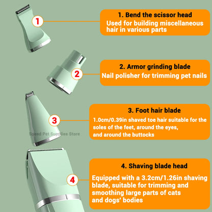 4-In-1 Pet Grooming And Care
