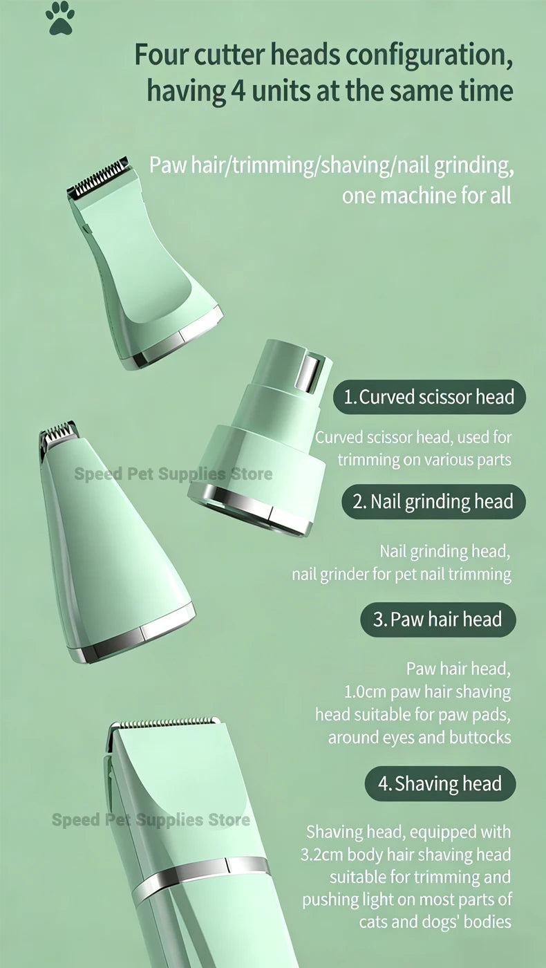 4-In-1 Pet Grooming And Care