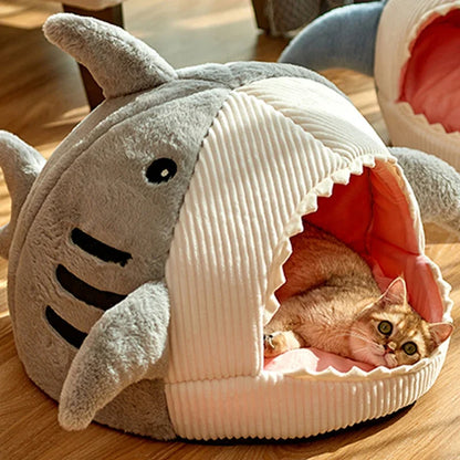 Warm Cat Beds - Shark