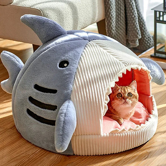 Warm Cat Beds - Shark
