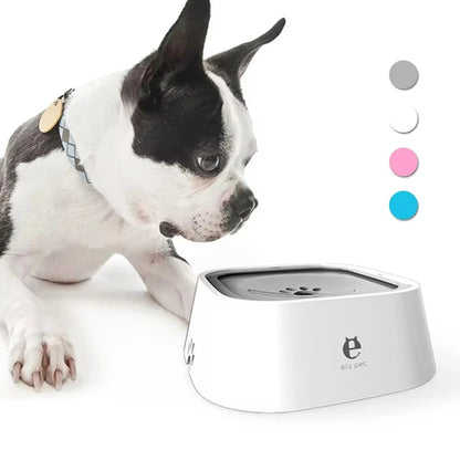 Pet Water Bowl Anti-Spill Automatic Dog Bowl Vehicle-Carried Floating Bowl Slow Water