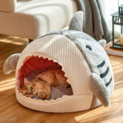 Warm Cat Beds - Shark