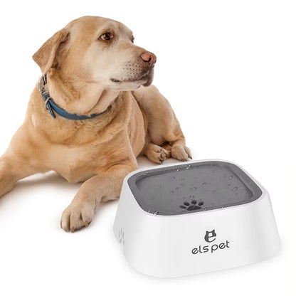 Pet Water Bowl Anti-Spill Automatic Dog Bowl Vehicle-Carried Floating Bowl Slow Water