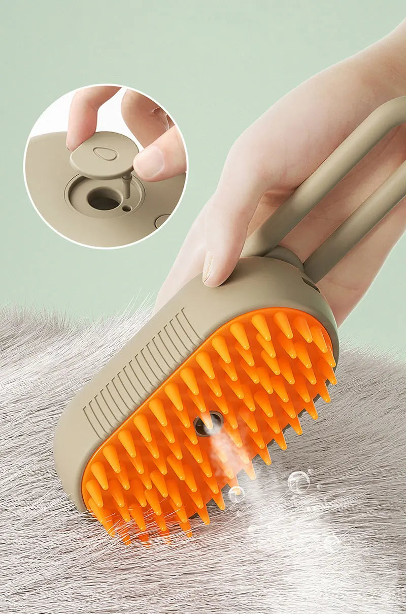 Steamy Brush Electric 3in1 - Pet Hair Removal