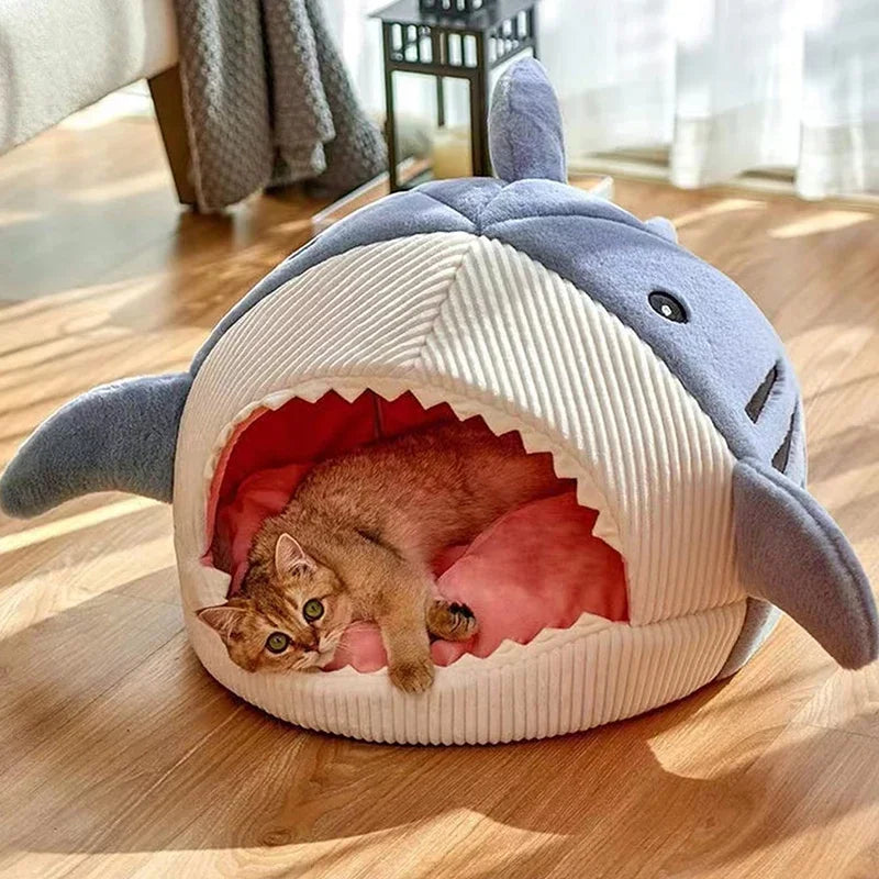 Warm Cat Beds - Shark