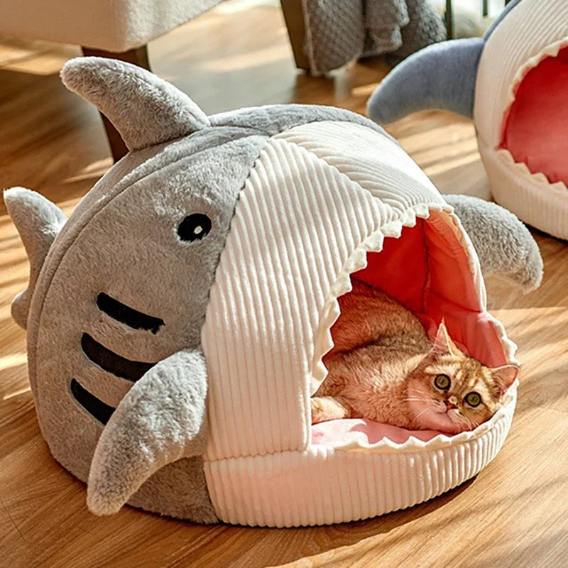 Warm Cat Beds - Shark
