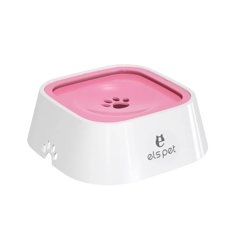 Pet Water Bowl Anti-Spill Automatic Dog Bowl Vehicle-Carried Floating Bowl Slow Water