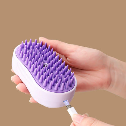 Steamy Brush Electric 3in1 - Pet Hair Removal