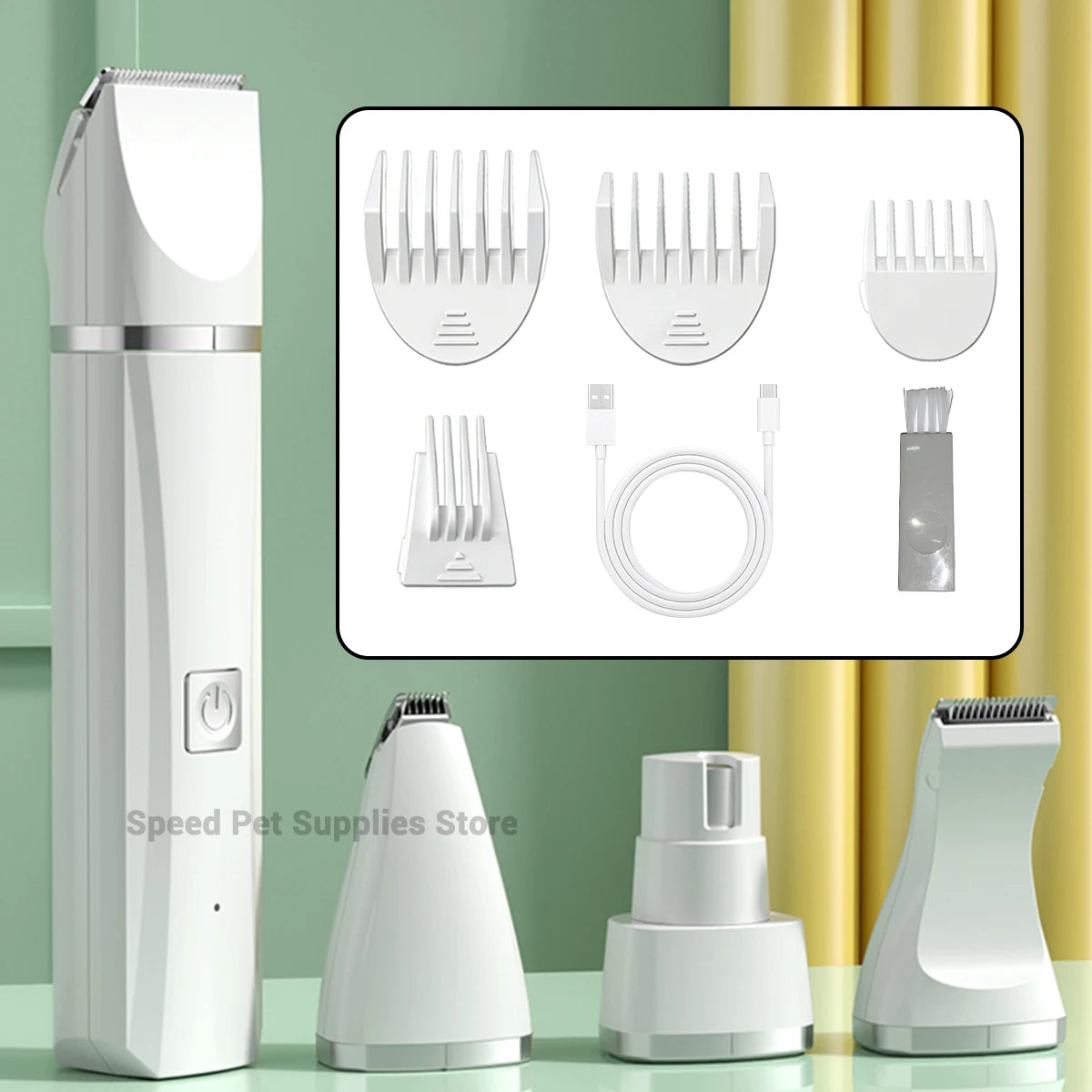 4-In-1 Pet Grooming And Care
