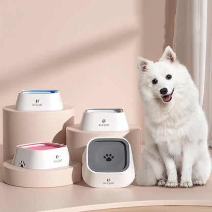 Pet Water Bowl Anti-Spill Automatic Dog Bowl Vehicle-Carried Floating Bowl Slow Water