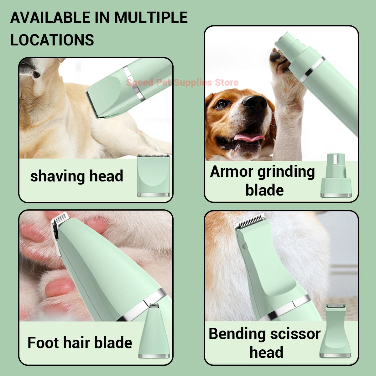 4-In-1 Pet Grooming And Care