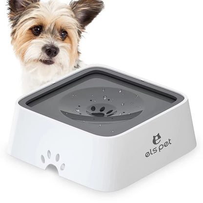 Pet Water Bowl Anti-Spill Automatic Dog Bowl Vehicle-Carried Floating Bowl Slow Water